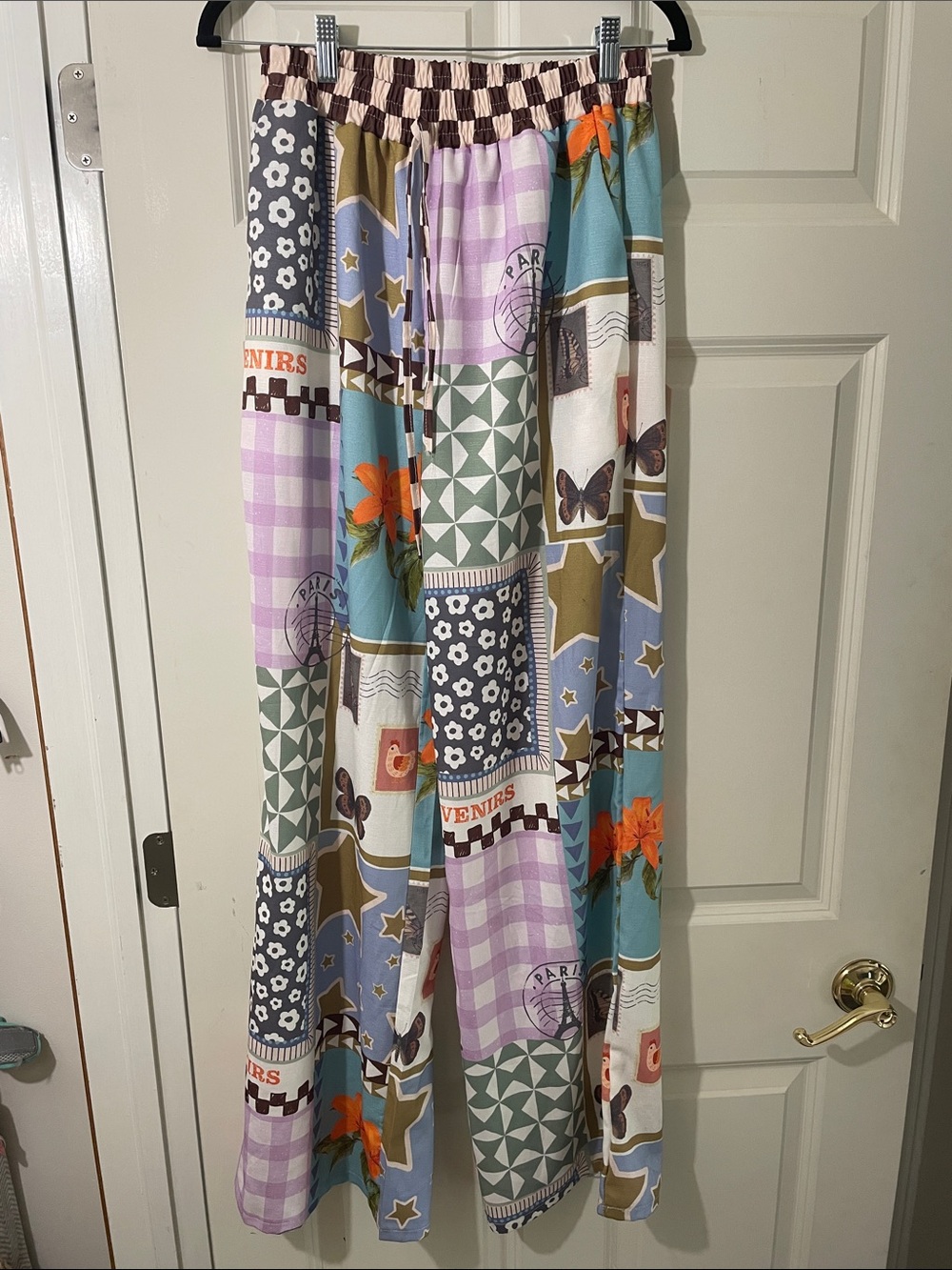 Multi-Color Patchwork Resort Wear- Playful Pattern - Picture 3 of 4